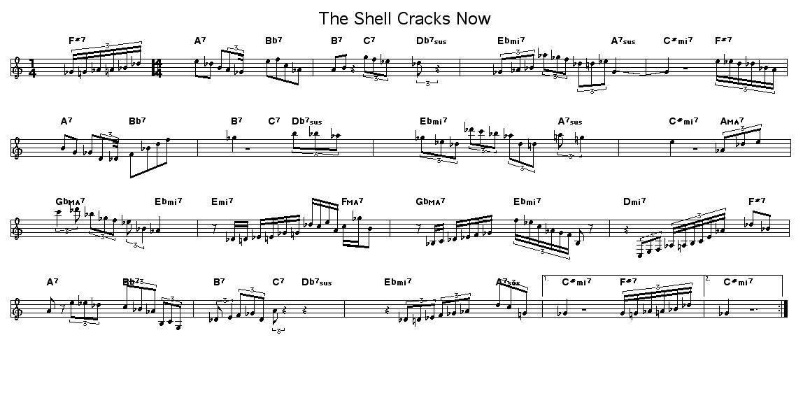The Shell Cracks Now: Composed on Easter Sunday, 1995   