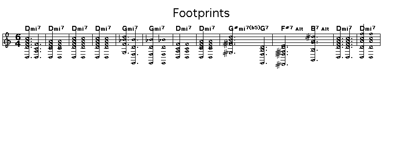 Footprints, p1: 