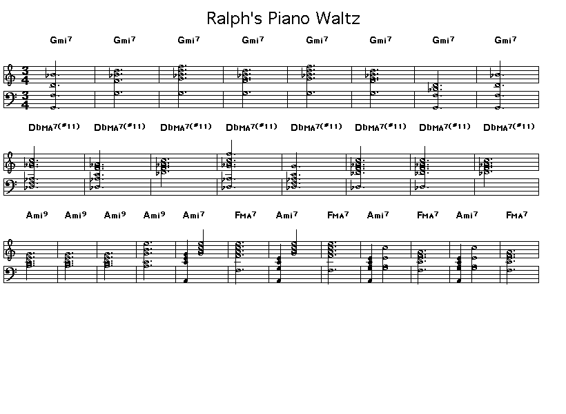 Ralph's Piano Waltz, p1: 