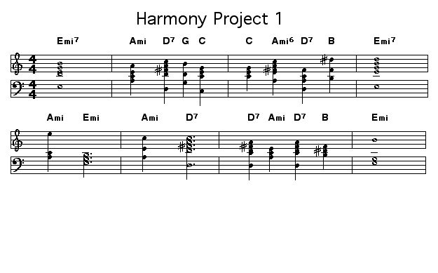 Harmony Project 1: 
