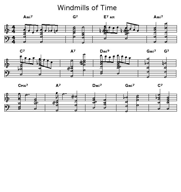 Windmills of Time: I really enjoyed making this piece.  The composition software on this site is marvelous.