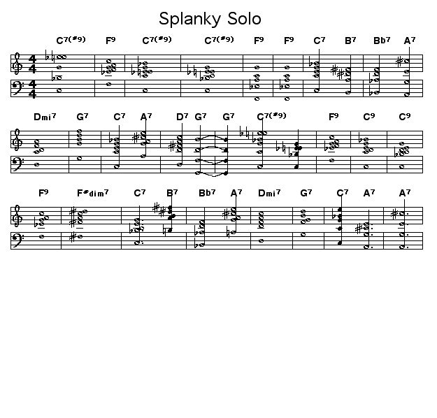 Splanky Solo: 
